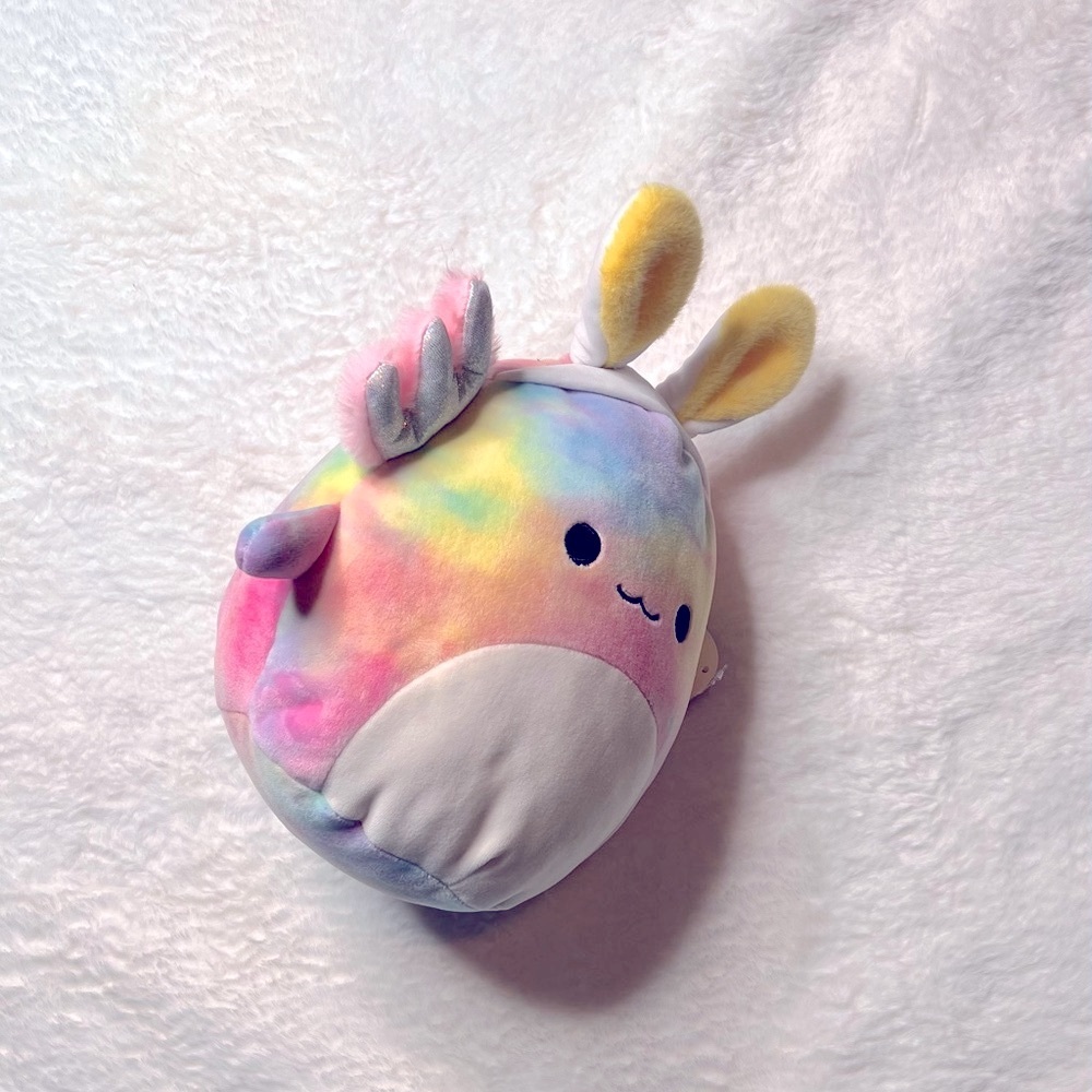 Squishmallows Yellow and Pink Stuffed Animal Plush tinley - Picture 7 of 12